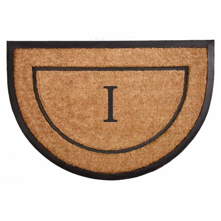 Calloway Mills Monogram Door Mat, Black, Natural, 24 in W x 36 in L 106572436I